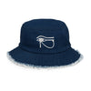 Eye of Heru denim bucket hat